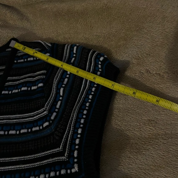 Jessica Simpson knit medium black grey blue white stripes dress 2/15.00 SALE🦺 - Picture 7 of 10